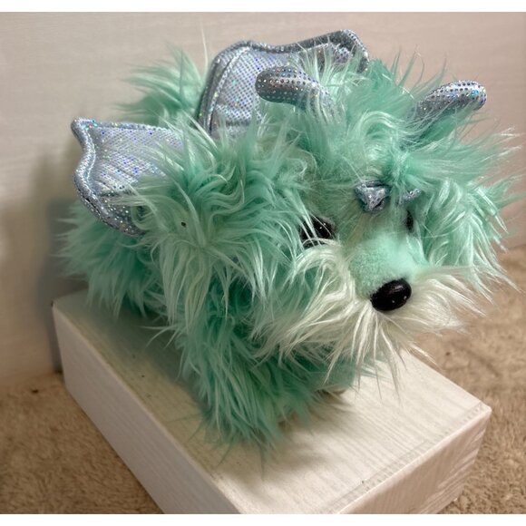 Aurora Green Plush Puppy The Kittipillars and Puppipllions Rare - Picture 4 of 8